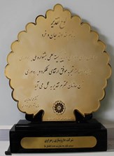 لوح تقدیر ار جشنواره ملی بهره وری
